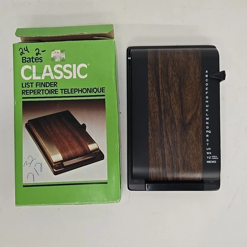 Bates Classic‎ List Finder telephone book machine